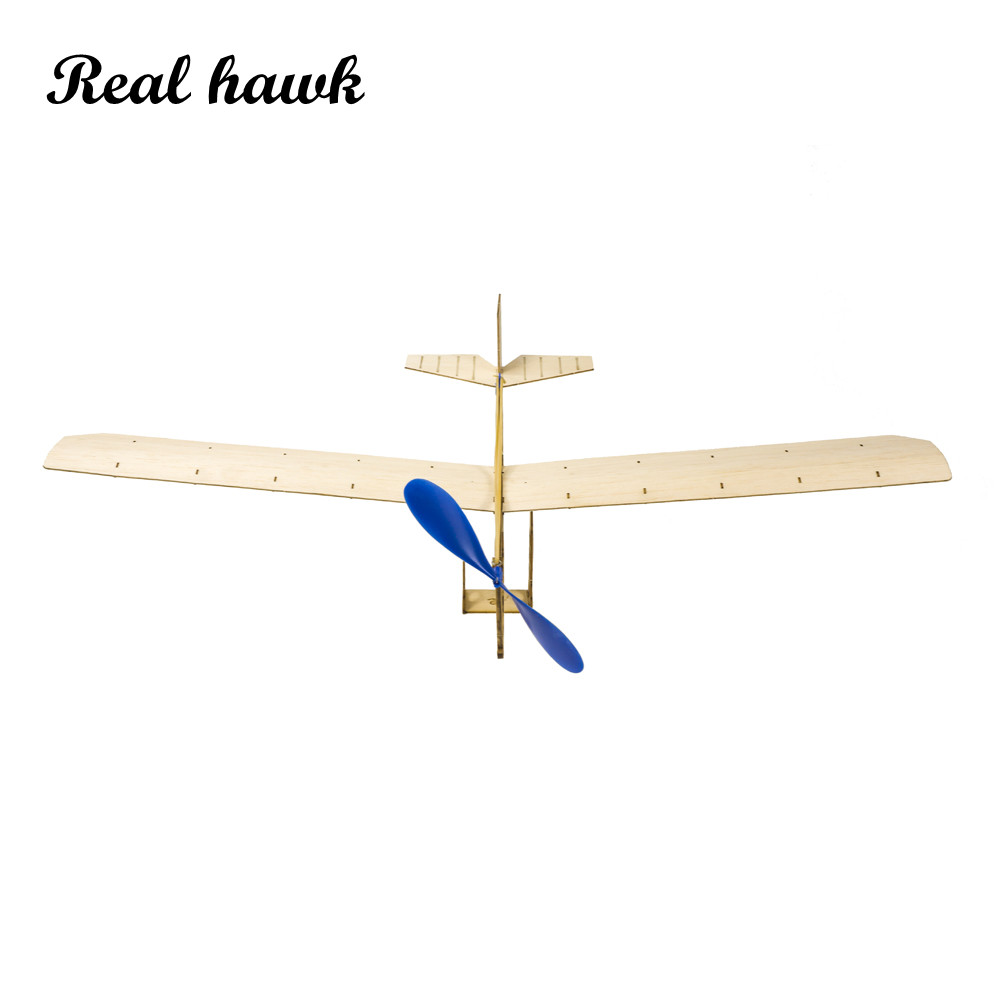 Kids Toys Learning - Kit aereo alimentato con elastico STEM,