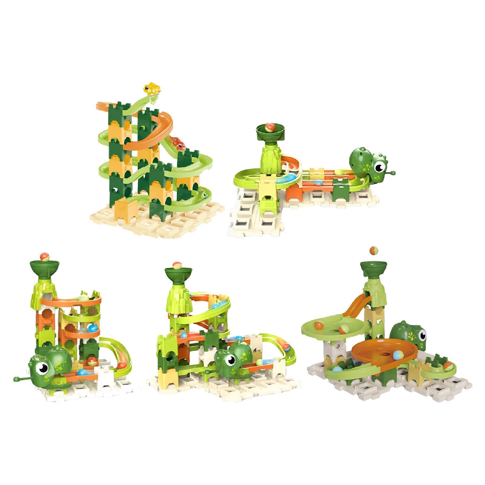 Marble Run Set - Set di Costruzioni Educative con Biglie,