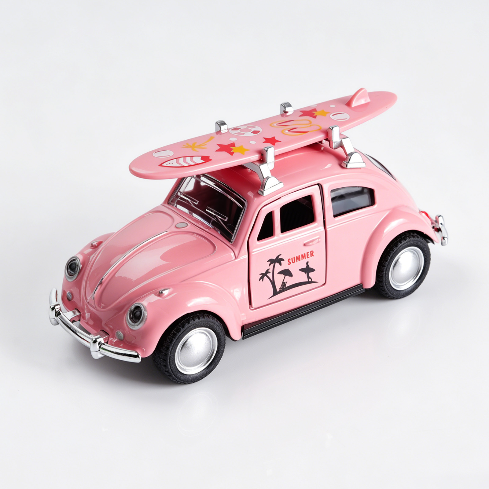 Kids Toys Young - Modellino Volkswagen Beetle Rosa in Scala
