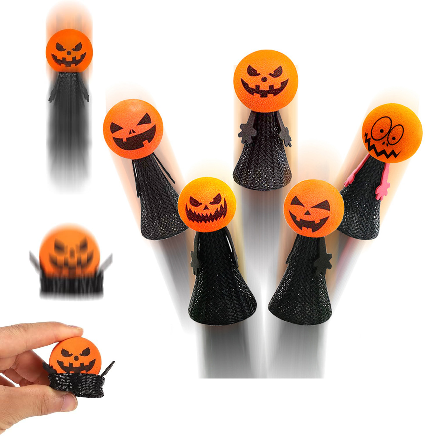 Kids Toys Jumping Poppers - 5 pezzi di ornamenti da tavolo
