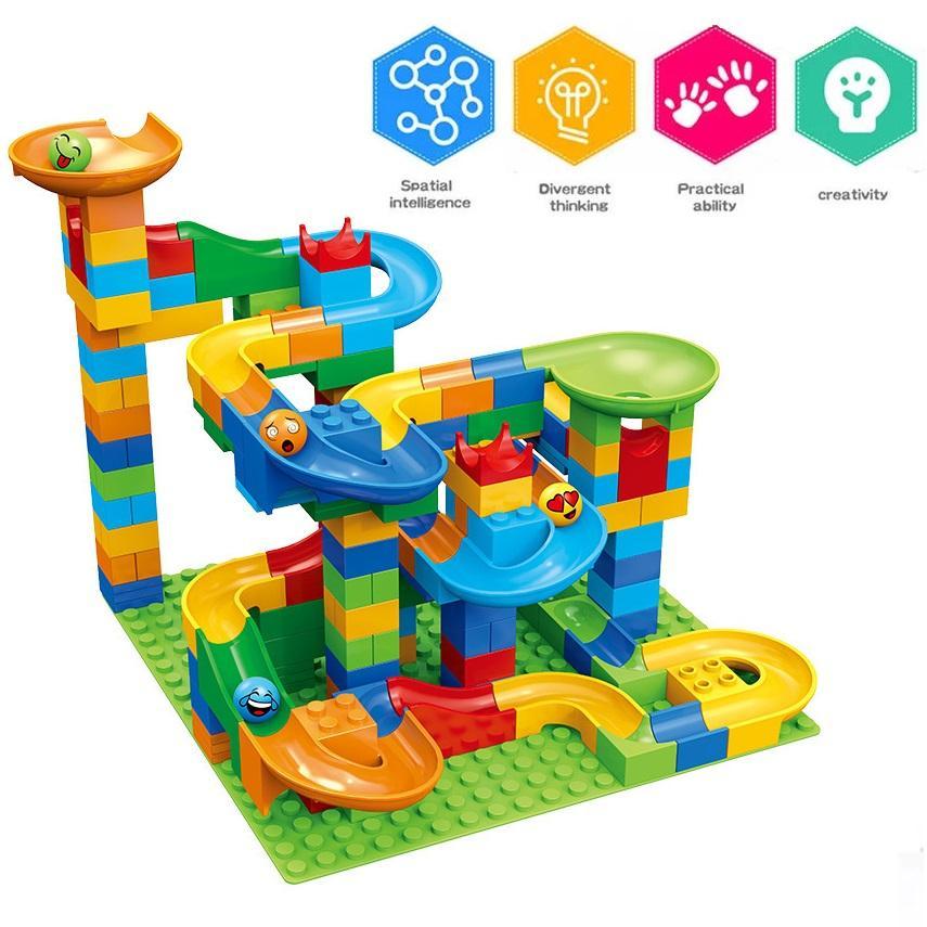 Marble Run Set - Puzzle per bambini Marmo Gara Run