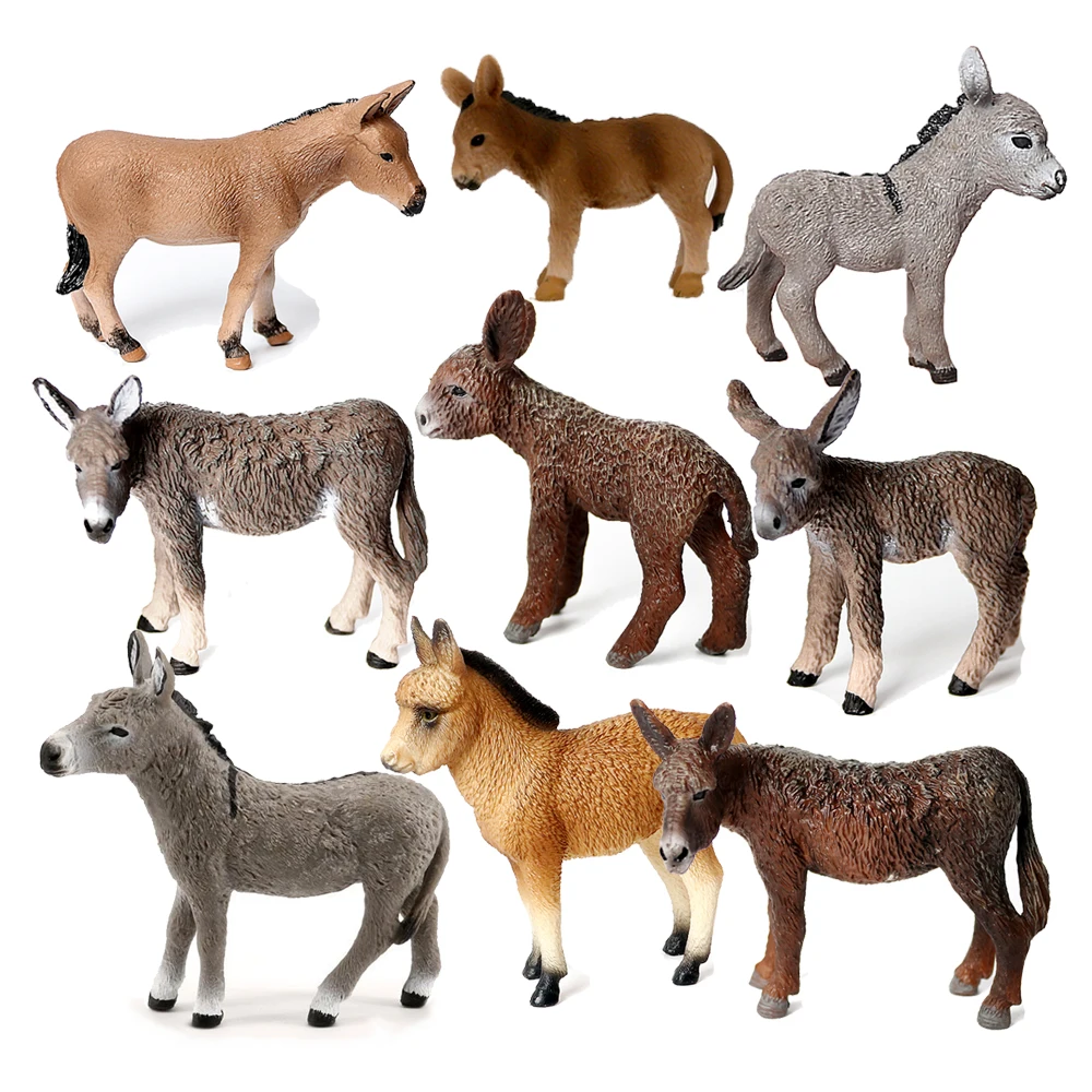 Kids Toys Xmas - Modello di asino Animali giocattolo Figure