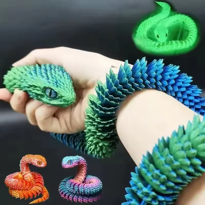 Kids Toys Xmas - Stampato in 3D Serpente Mobile Joint