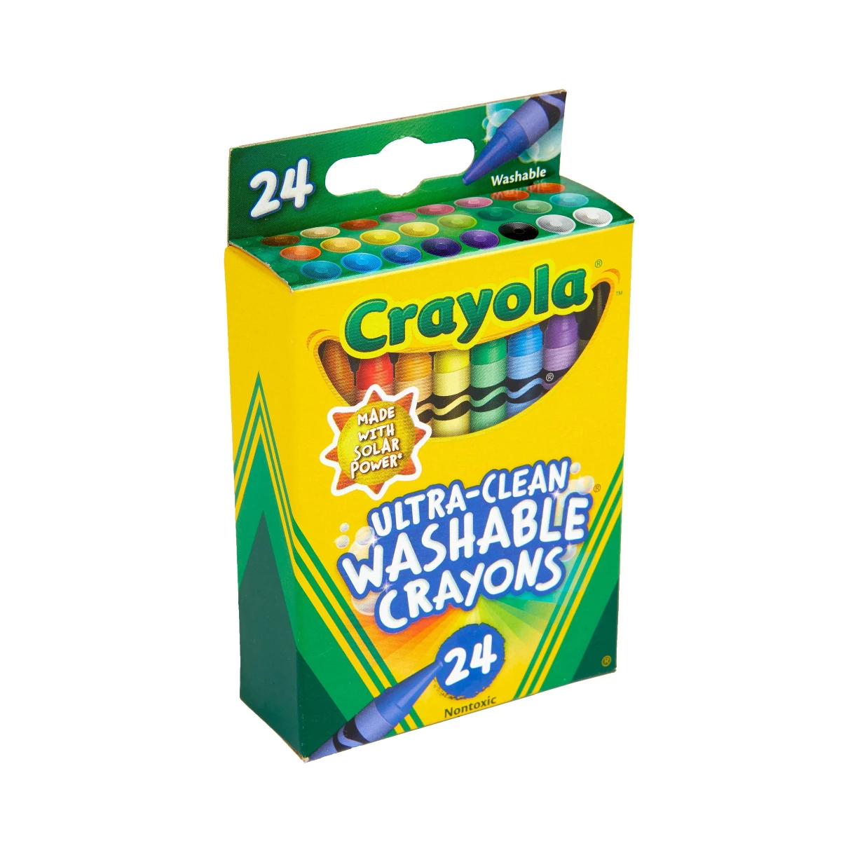 Crayola Art Supply - Crayola 24 pastelli lavabili Ultra Clean,