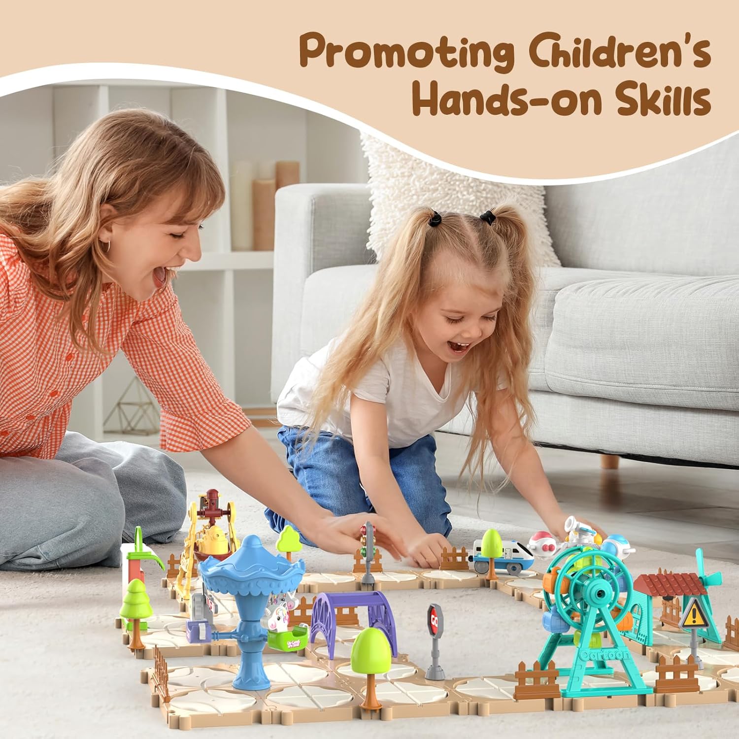 Set di Pista per Auto Puzzle F - Kids Toys Learning recensione e prezzo