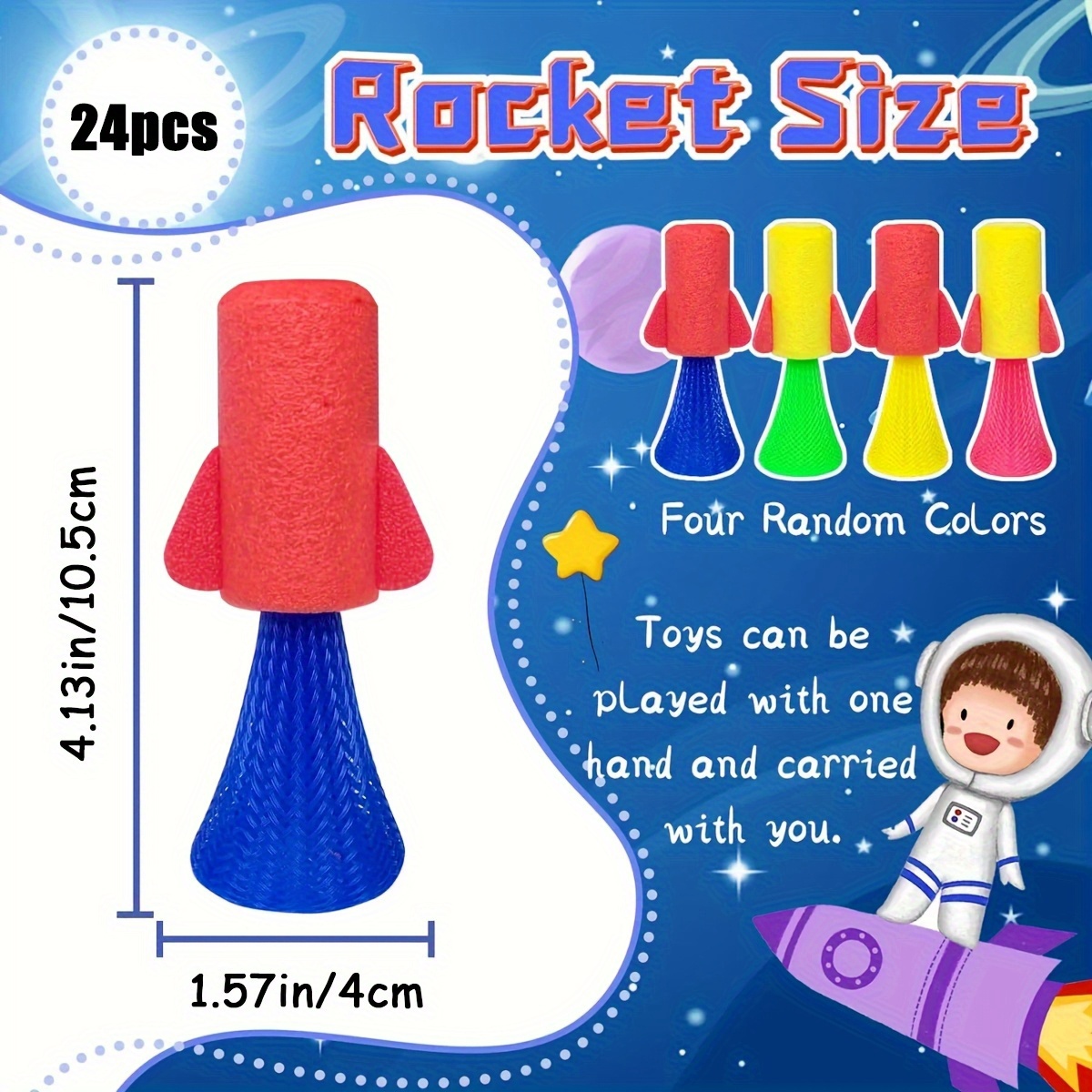 12/24 pezzi che saltano le raz - Kids Toys Jumping Poppers recensione e prezzo