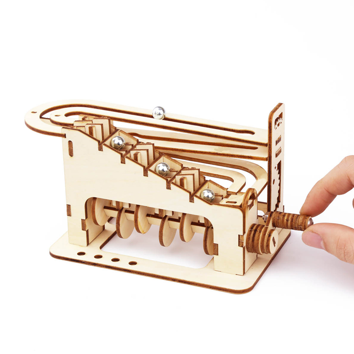 Puzzle in legno 3D con marmo a - Marble Run Set recensione e prezzo