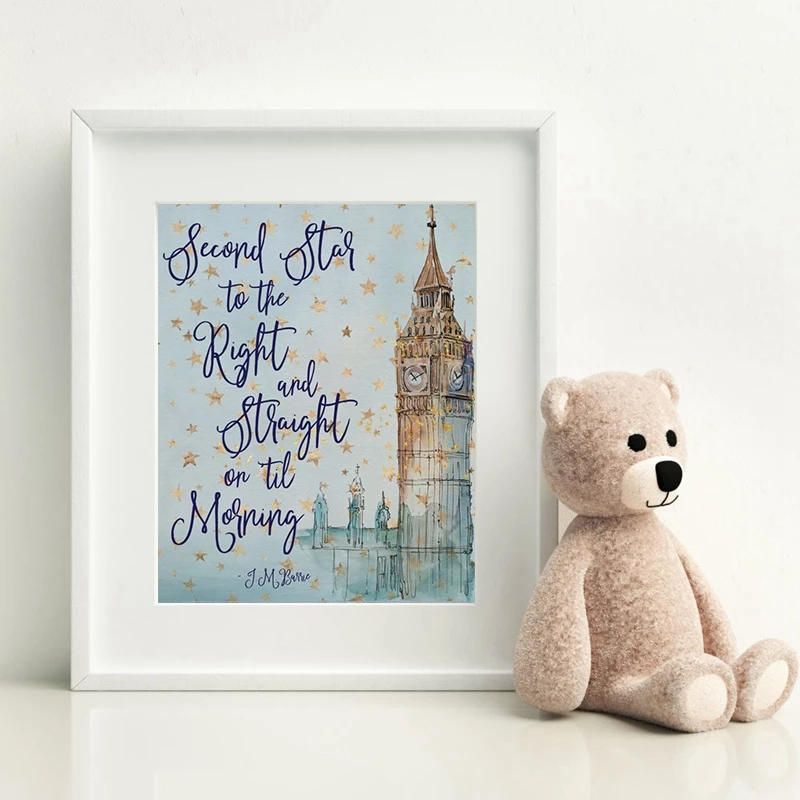 J.M. Barrie Quote Peter Pan Po - Kids Toys Quotes recensione e prezzo