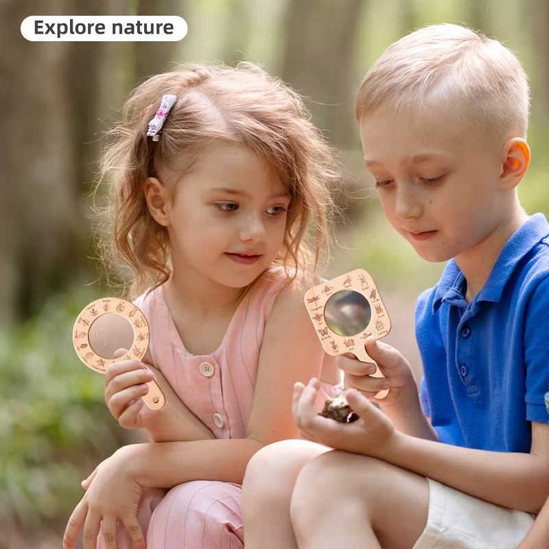 Lente d'ingrandimento in legno - Kids Toys Learning recensione e prezzo