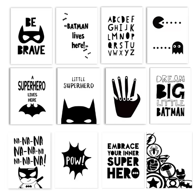 Poster Minimalista di Superero - Kids Toys Quotes recensione e prezzo